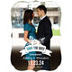 Navy Floral Ribbon Photo Save the Date Announcements Image 3 of 6
